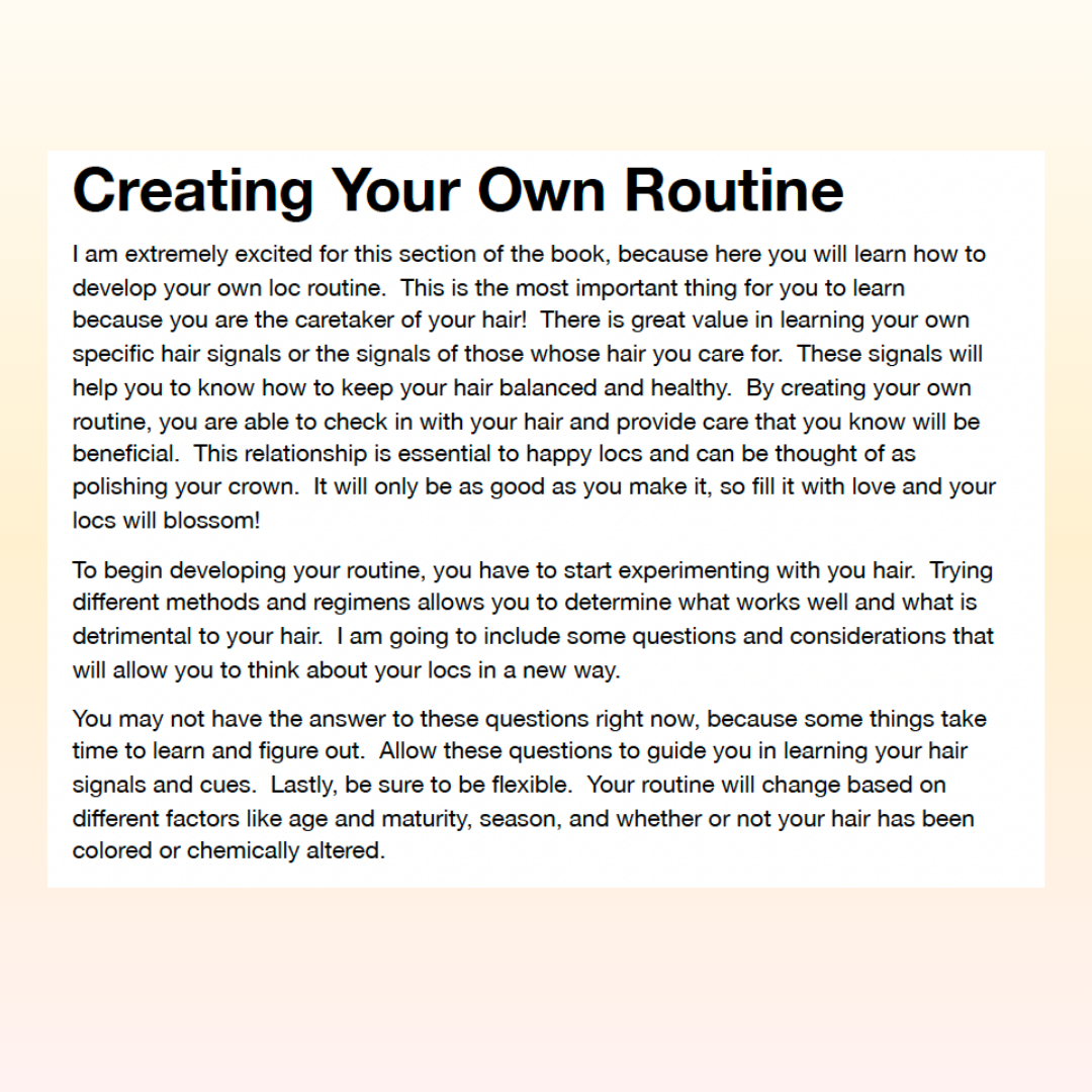 Spirit's Guide to Healthy Locs E-Book