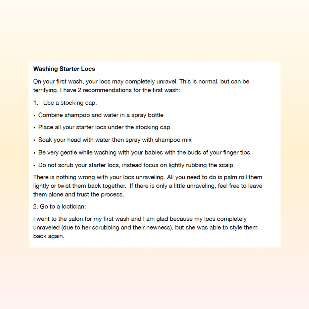 Spirit's Guide to Healthy Locs E-Book
