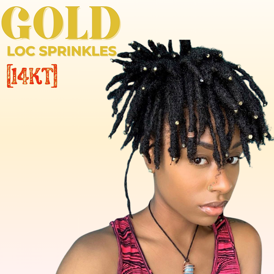 Gold Loc Sprinkles | Hair Jewelry